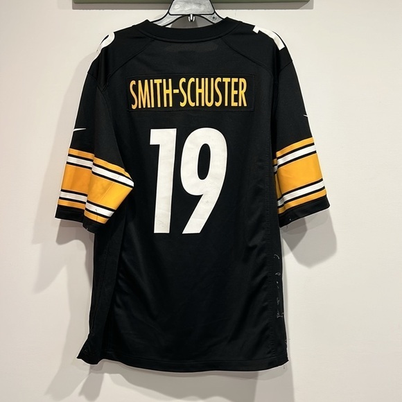Pittsburgh Steelers, Smith-Schuster number 19 black NFL jersey XL MENS flawed - Picture 9 of 9
